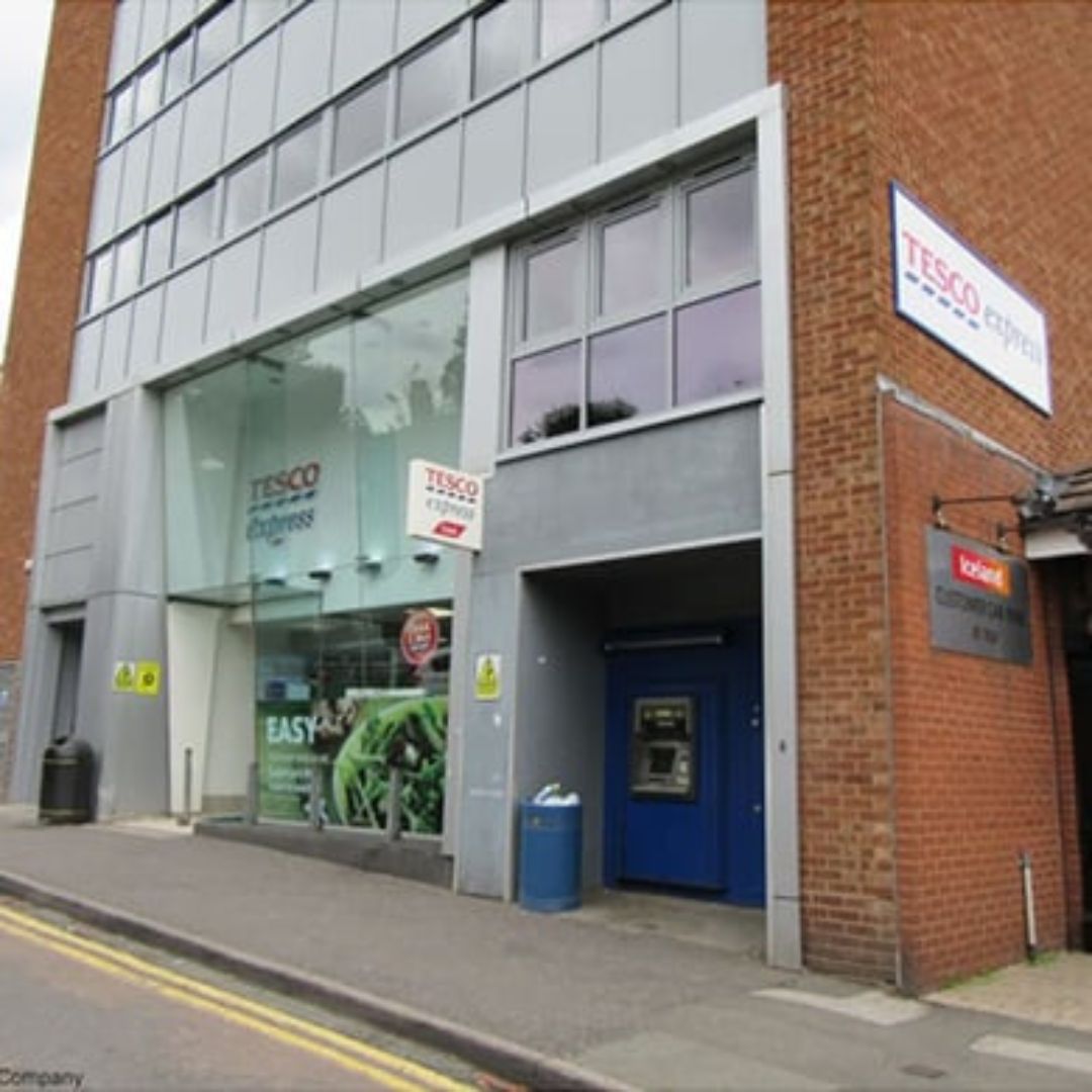 Commercial shop fitting project for Tesco carried out by Senbar Construction