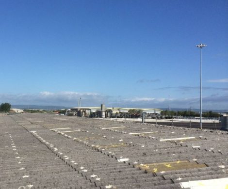 Asbestos roof removal